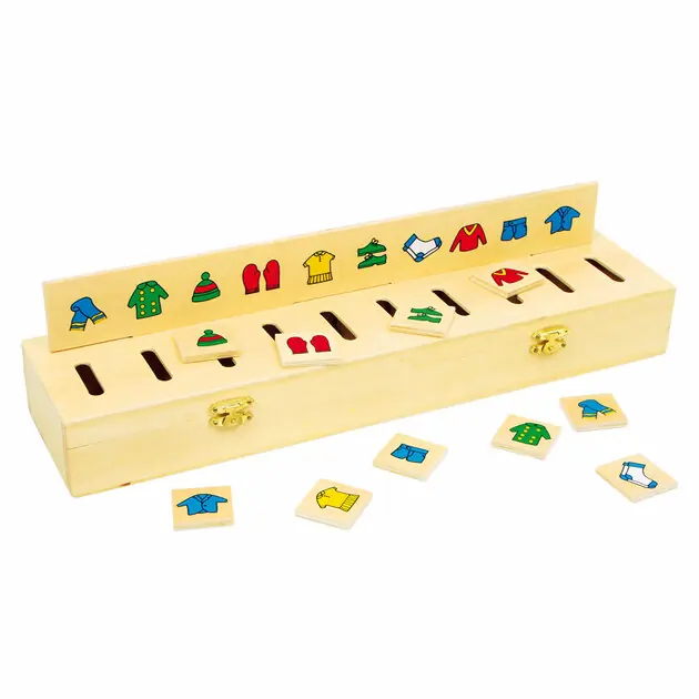 Uitverkoop Small Foot - Afbeeldingen Sorteerbox, 55 dlg.