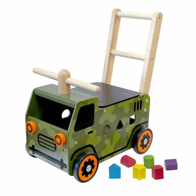 Beste Prijs I'm Toy Loop- en Duwwagen Legertruck