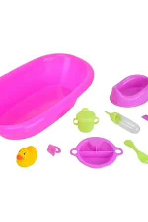 Uitverkoop New Born Baby Poppenbadje met Accessoires