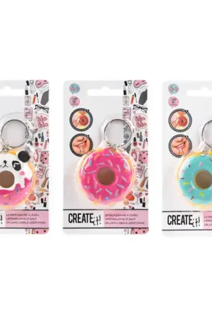 Create it! Beauty Sleutelhanger Donut met Lippenbalsem Hete Deal