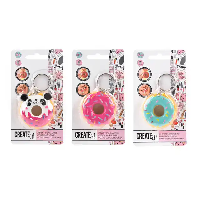Create it! Beauty Sleutelhanger Donut met Lippenbalsem Hete Deal