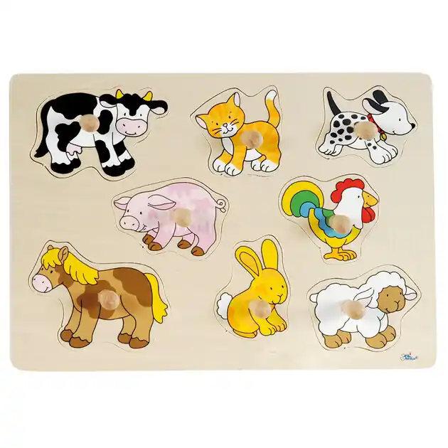 Uitverkoop Goki Noppenpuzzel Dieren