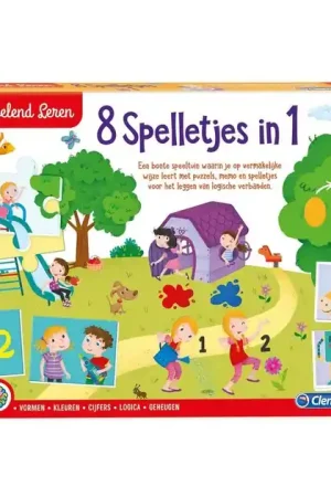 Bestseller Clementoni Spelend Leren - 8 Spelletjes in 1