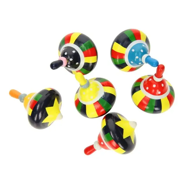 Nieuw Houten Tol Kleur, Ø 3,5cm