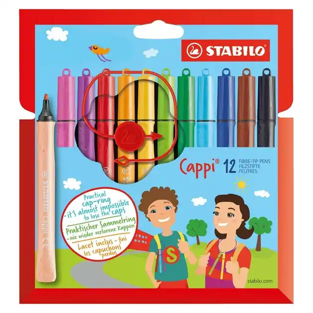 STABILO Cappi - Viltstift - Set Met 12 Stuks Shop Nu
