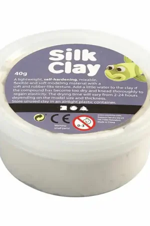 Silk Clay - Wit, 40gr. Korting