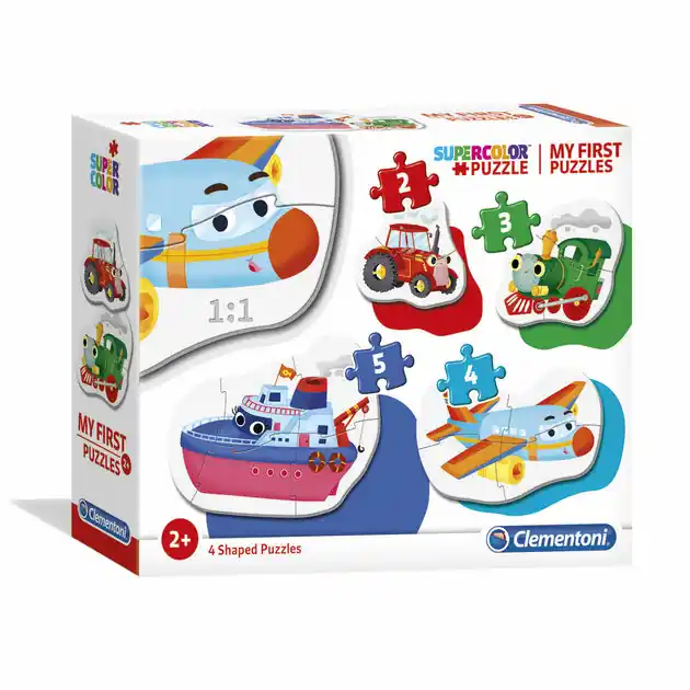 Clementoni Mijn Eerste Puzzels - Voertuigen Gereduceerde Prijs