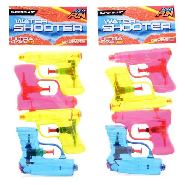 Nieuw Aqua Fun Waterpistool, 4st.