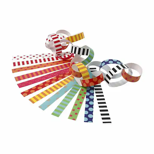 Populair Papier Stroken - Bedrukt, 2400st.