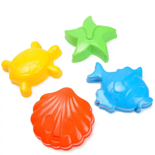 Zandvormen Zeedieren, 4st. Koopje
