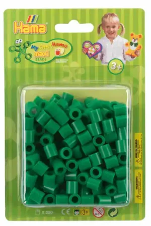 Hama Maxi Strijkkralen Groen, 250st. Dagaanbieding