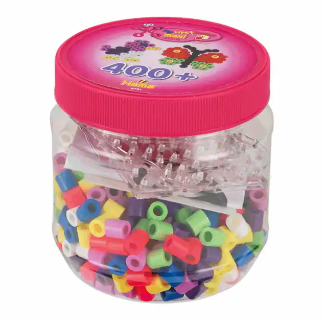 Hama Maxi Strijkkralenset in Pot, 400st. Superprijs