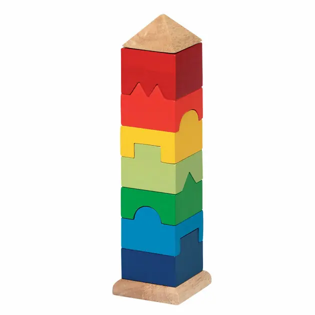 Op = Op Goki Houten Stapel Toren, 9dlg.