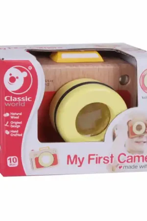 Beperkt Aanbod Classic World Mijn Eerste Houten Camera