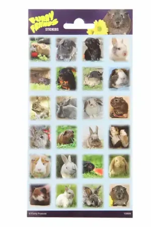 Weekendaanbieding Stickervel Pluizige Vrienden
