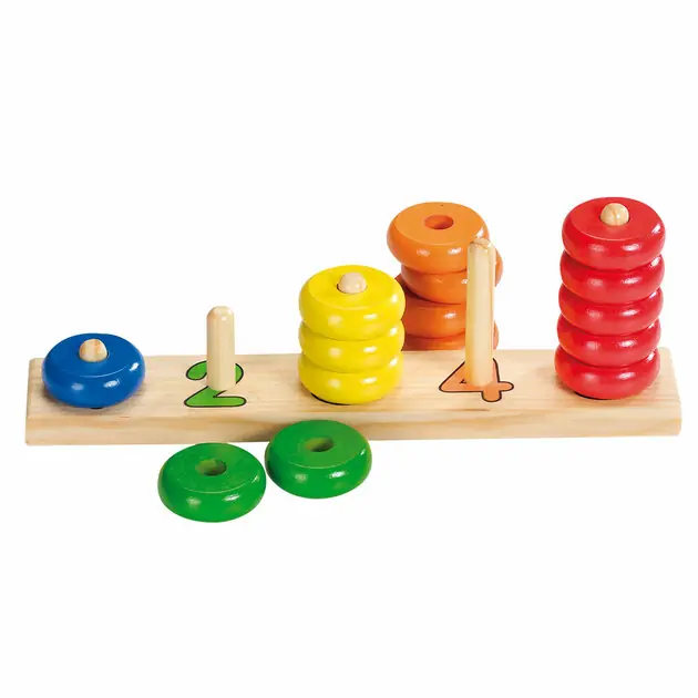 Goki Houten Stapelpuzzel kleur Must-Have
