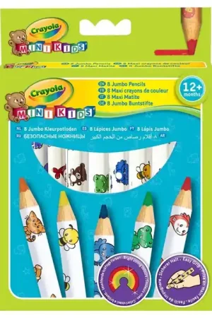 Favoriet Crayola Mini Kids - Dikke Kleurpotloden, 8st.