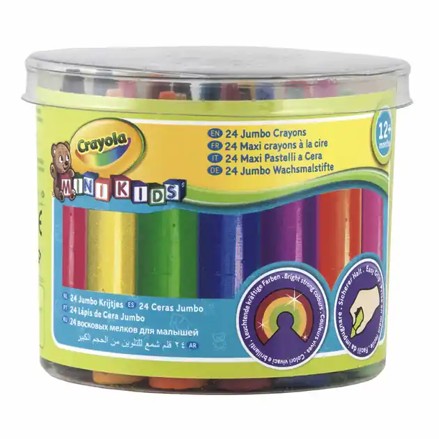 Favoriet Crayola Mini Kids - Dikke Waskrijtjes, 24st.