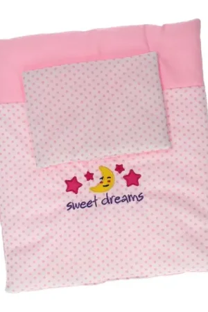Baby Rose Poppendeken en Kussenset Laatste Versie