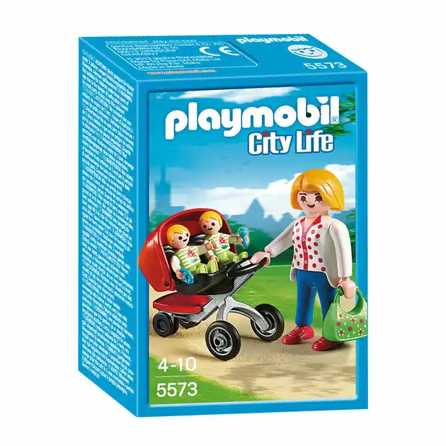 Fabrieksprijs Playmobil City Life Tweeling Kinderwagen - 5573