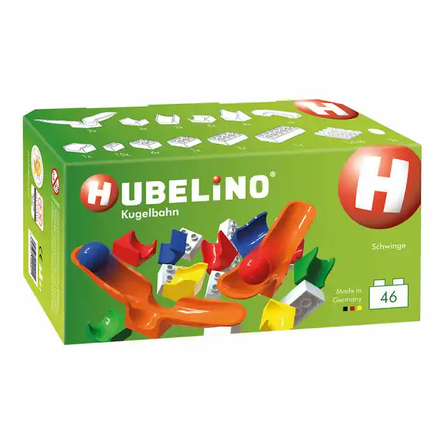 Hubelino Knikkerbaan Uitbreidingsset Swing - 46dlg. Premium
