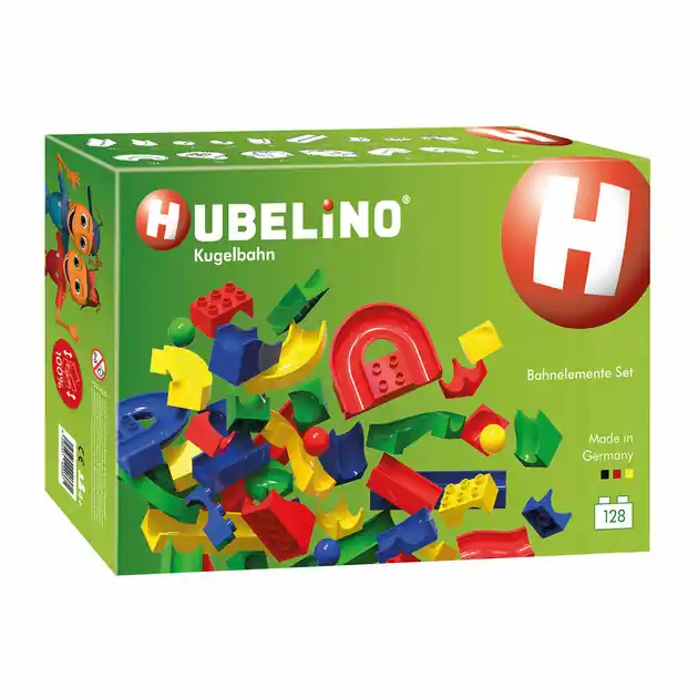 Tijdelijk Beschikbaar Hubelino Knikkerbaan Baanelementen - 128dlg.