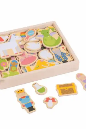Bigjigs Fantasy Magneten, 35dlg. Flitsaanbieding