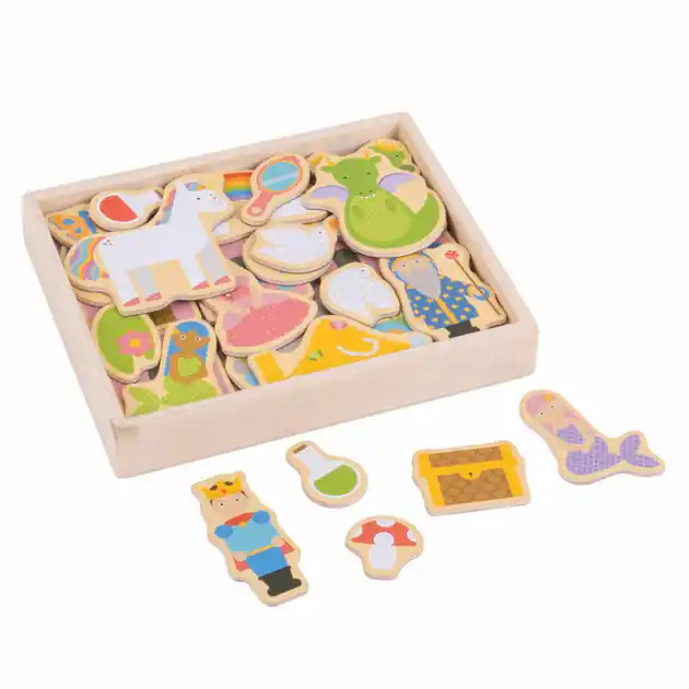 Bigjigs Fantasy Magneten, 35dlg. Flitsaanbieding
