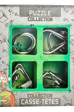 Direct Beschikbaar Metalen Breinpuzzels Junior, 4st.
