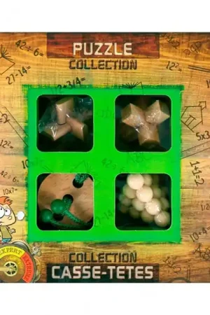 Houten Breinpuzzels Junior, 4st. Hete Deal