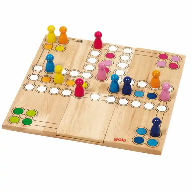 Betaalbaar Goki Houten Ludo Spel - Variabel