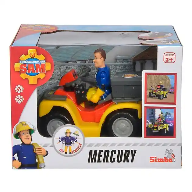 Brandweerman Sam Mercury met Figuur Rechtstreeks Van De Fabrikant