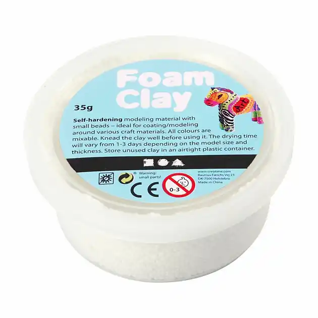 Nieuw Foam Clay - Wit, 35gr.