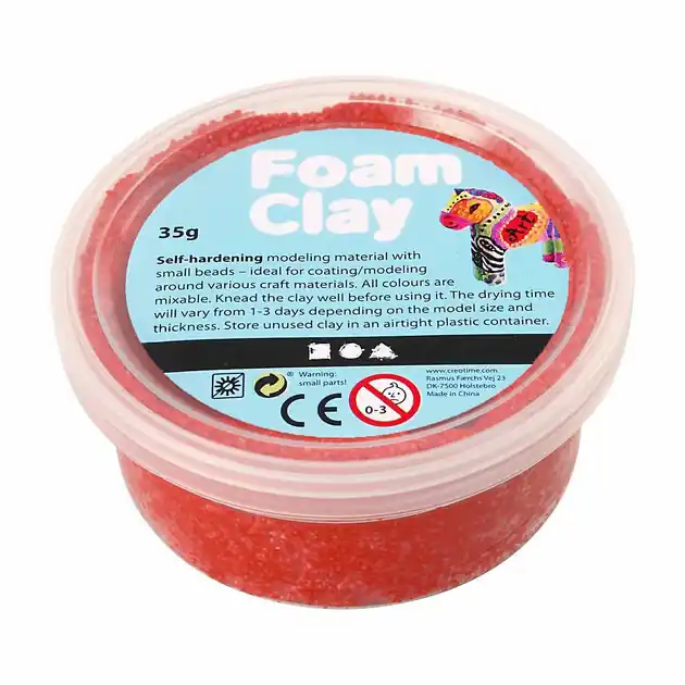 Foam Clay - Rood, 35gr. Lage Kosten