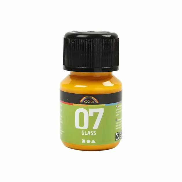 Permanente Glasverf - Geel, 30ml Snelle Levering