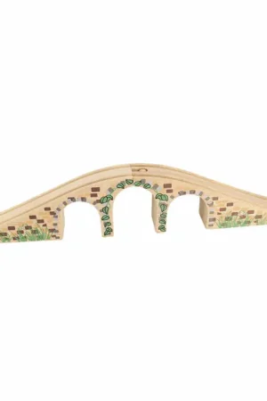 Bestel Nu Bigjigs Houten Rails - Brug Met 3 Bogen