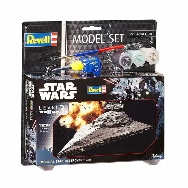 Revell Model Set Imperial Star Destroyer - Incl. Basiskleuren Verf Laatste Versie