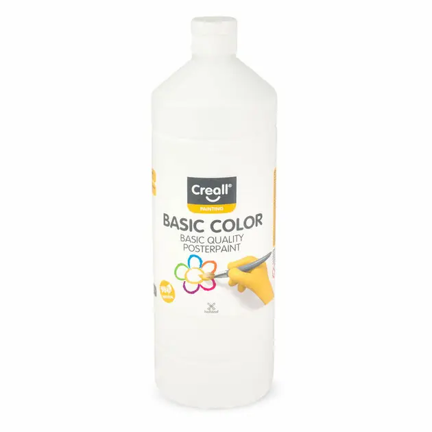 Direct Beschikbaar Creall Schoolverf Wit, 1 liter