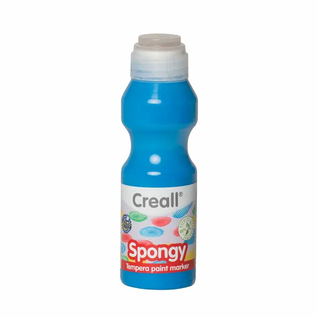 Creall Spongy Verfstift Blauw, 70ml Op = Op