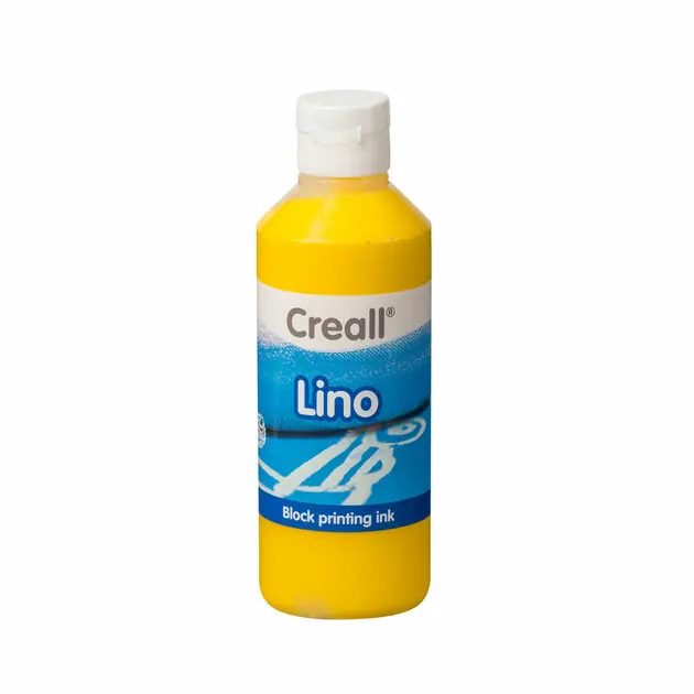 Goedkoop Creall Lino Blockprintverf Geel, 250ml