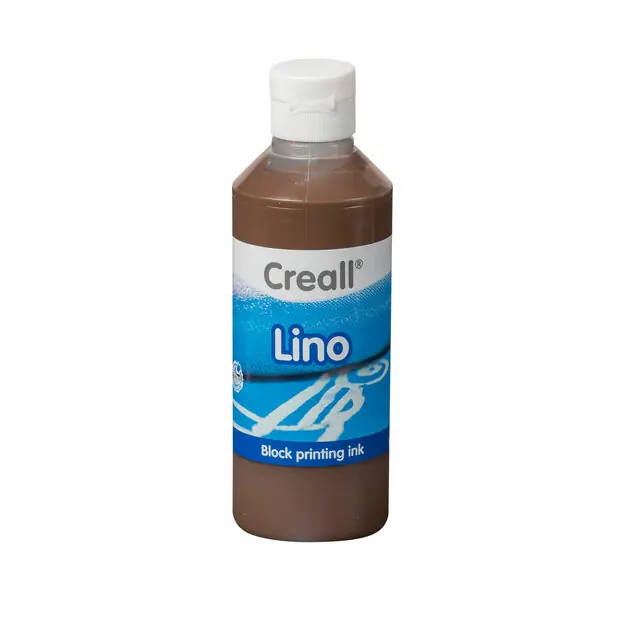 Creall Lino Blockprintverf Bruin, 250ml Must-Have