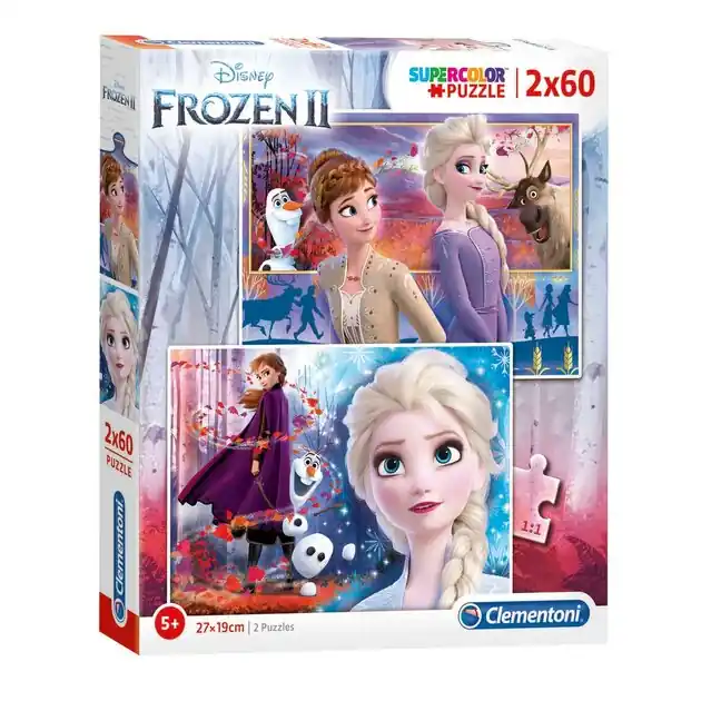 Gecertificeerd Clementoni Puzzel Disney Frozen 2, 2x60st.