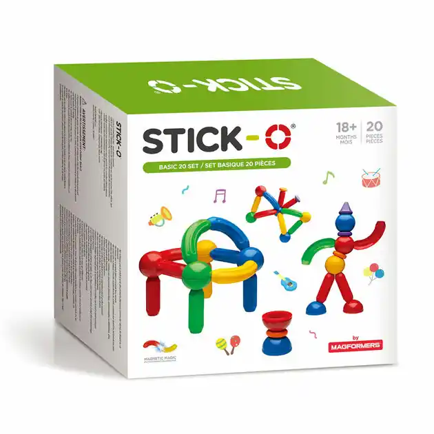 Gecertificeerd Stick-O Basisset, 20dlg.