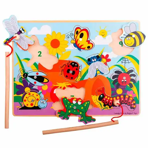 Hete Deal Bigjigs Magnetisch Visspel Insecten