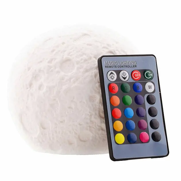 Koop Online Maanlamp Colorchanging met Afstandsbediening