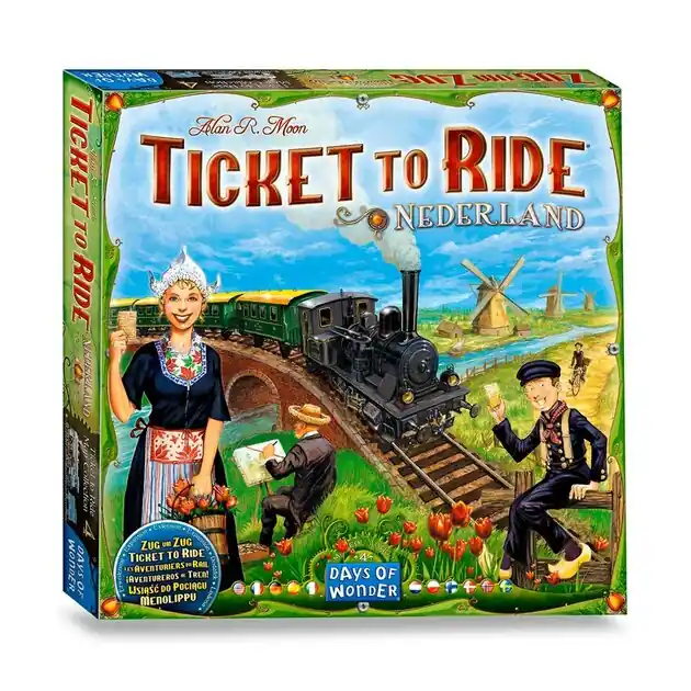 Op = Op Ticket to Ride - Nederland Bordspel