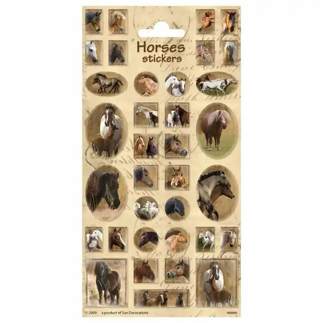 Stickervel Paarden Aanbieding