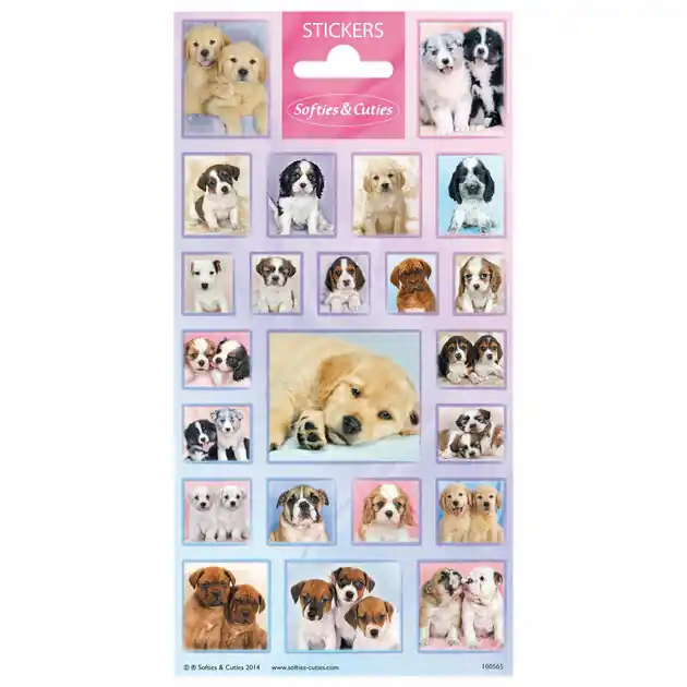 Hete Deal Stickervel Cutie Puppies