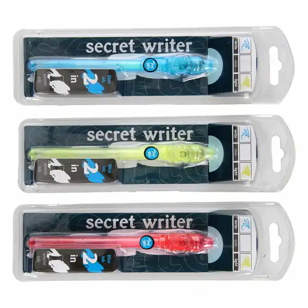 Tijdelijk Beschikbaar 2in1 Geheimschrift Pen
