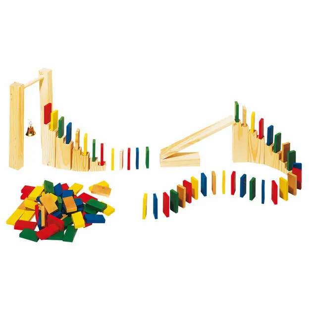 Rechtstreeks Van De Fabrikant Goki Domino Rally Hout, 250dlg